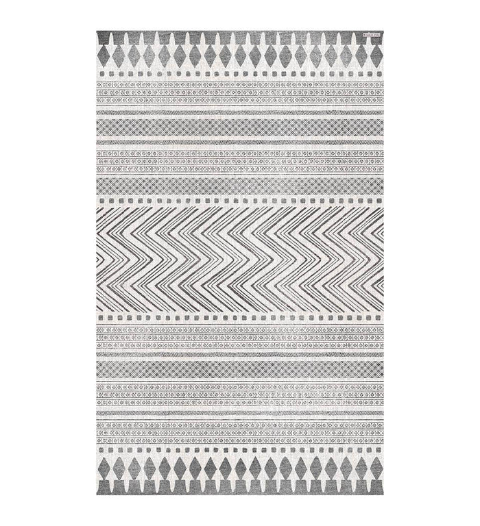 Nia Black&White Vinyl Rug