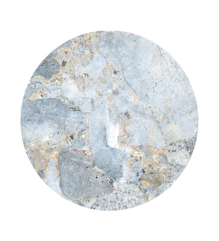 Raw Marble Round Vinyl Placemat