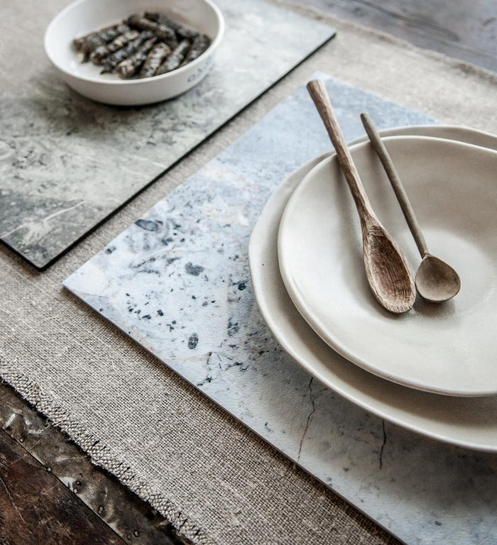 Raw Marble Vinyl Placemat