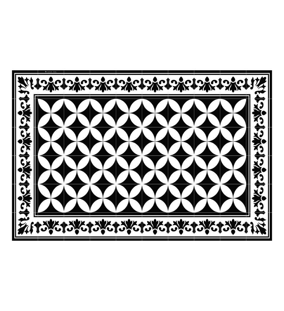 Sofi Black & White Vinyl placemat