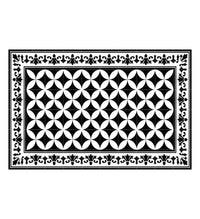 Sofi Black & White Vinyl placemat