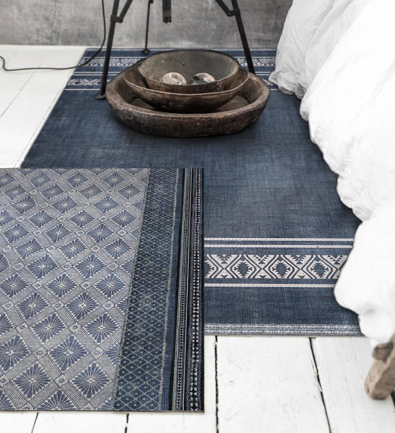 Royal Indigo Vinyl rug