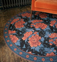 Bloomin' Marvellous Coral Charm Round Vinyl Rug