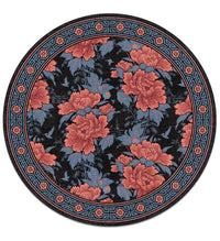 Bloomin' Marvellous Coral Charm Round Vinyl Placemat